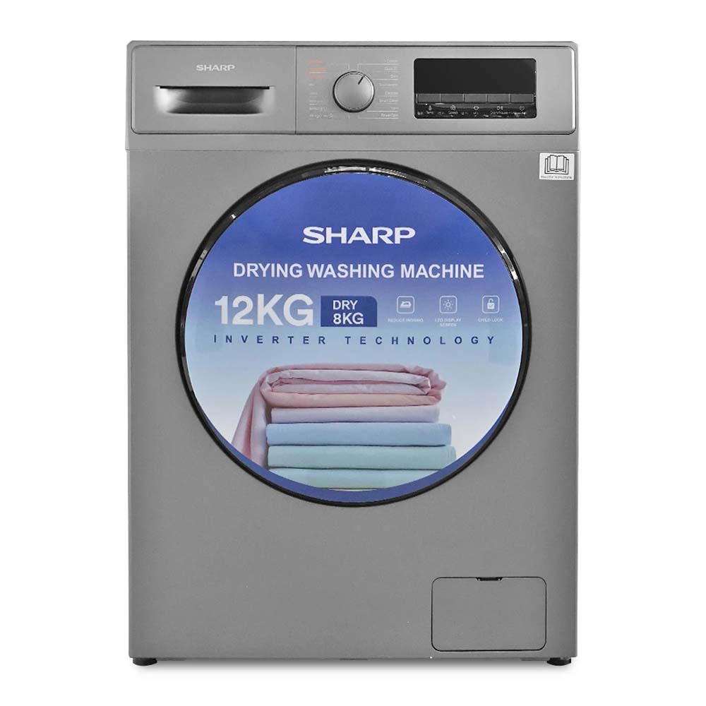 Sharp Washer 12Kg /Dry 8Kg Front-Load